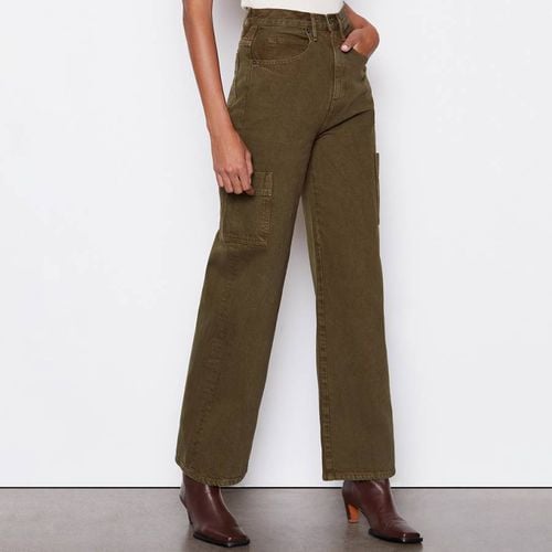 Khaki High Rise Baggy Pocket Jeans - Frame - Modalova