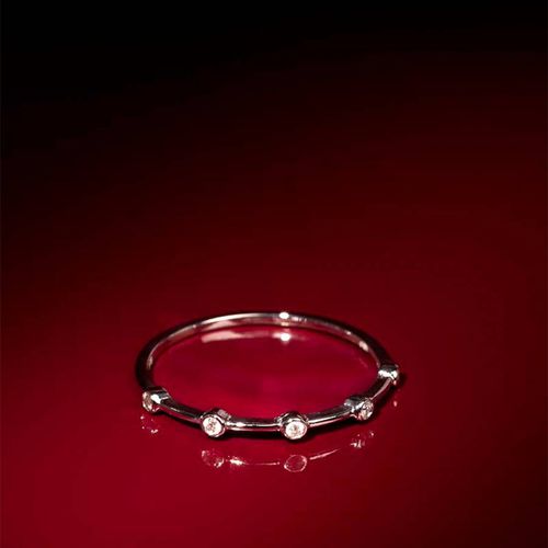 White Gold "Together" Diamond Ring - Artisan Joaillier - Modalova
