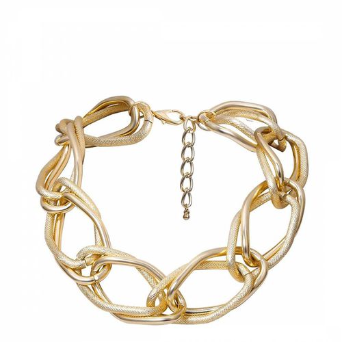 K Gold Chunky Open Link Necklace - Liv Oliver - Modalova