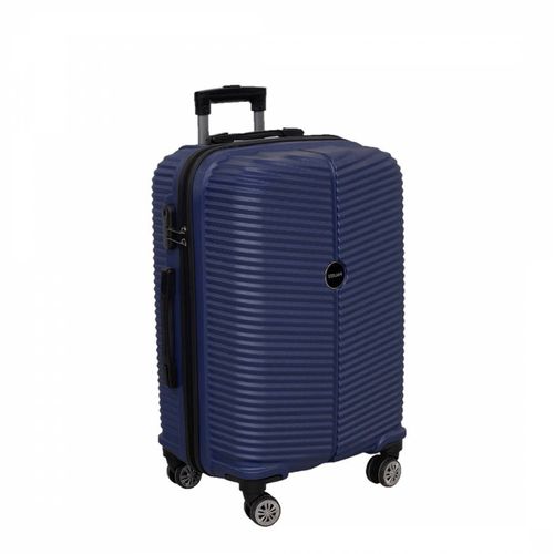 Dark Blue Cabin Size Suitcase - Polina - Modalova