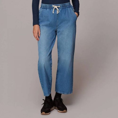 Blue Authentic Drawstring Jeans - WHISTLES - Modalova