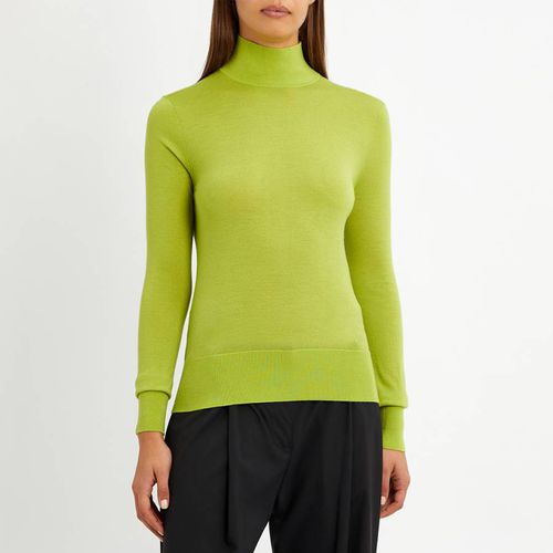 Green Glow Wool Fine Knit Top - NÂ°Â· Eleven - Modalova