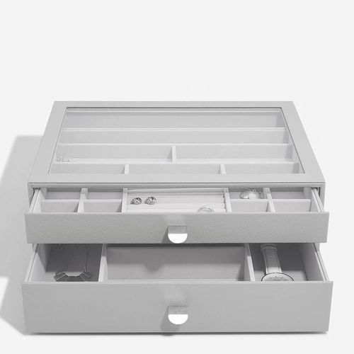 Pebble Supersize Jewellery Box - Set of 2 (with drawers) - Stackers - Modalova