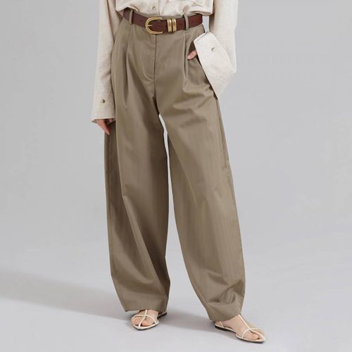 Brown Povilos Wide-Leg Trousers - By Malene Birger - Modalova