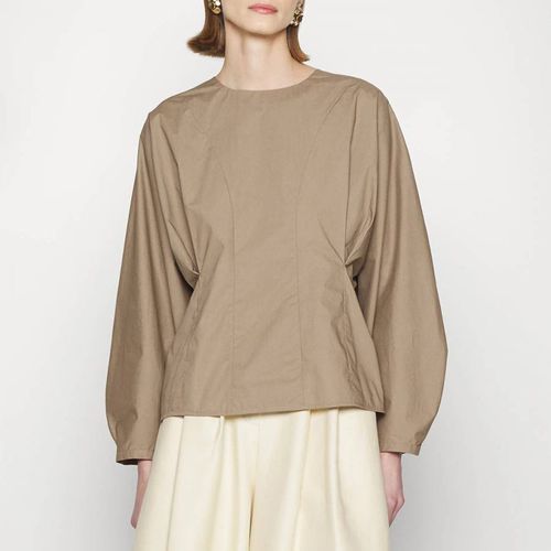 Brown Maias Organic Cotton Blouse - By Malene Birger - Modalova