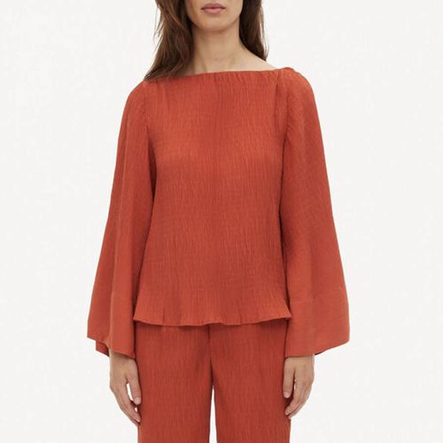 Burnt Orange Gerontia Blouse - By Malene Birger - Modalova