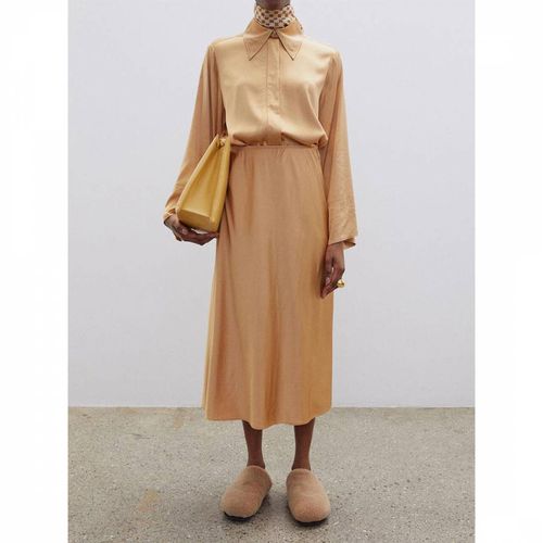 Sand Bosha Silk Skirt - By Malene Birger - Modalova