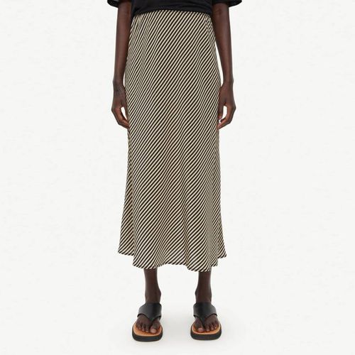 Striped Bosha Silk Skirt - By Malene Birger - Modalova