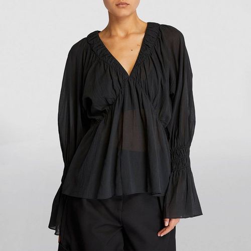 Black Yennas Cotton Blouse - By Malene Birger - Modalova