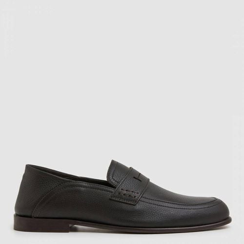 Black Phil Leather Loafers - Hackett London - Modalova