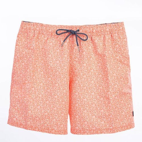 Orange Printed Swim Shorts - Hackett London - Modalova