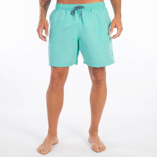 Turquoise Side Logo Swimming Trunks - Hackett London - Modalova