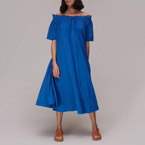 Bardot Trapeze Cotton Midi Dress - WHISTLES - Modalova