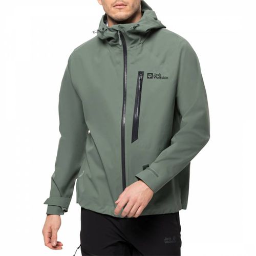 Green Tapeless Waterproof Jacket - Jack Wolfskin - Modalova