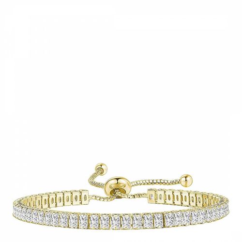 K Emerald Cut Adjustable Tennis Bracelet - Liv Oliver - Modalova