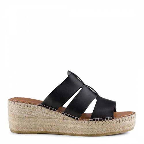 Orchid Leather Espadrille Wedge Mule - Shoe The Bear - Modalova