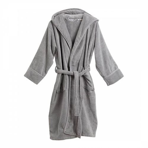 Plush Hooded L/XL Robe Grey - The Lyndon Company - Modalova