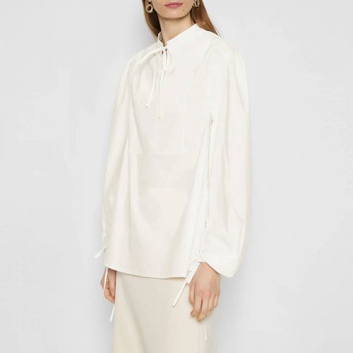 White Baltas Organic Cotton Blouse - By Malene Birger - Modalova