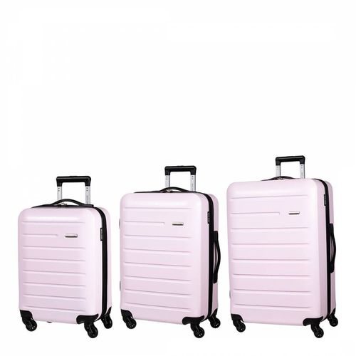 Pink 3 Piece Hardshell Luggage Set - Pierre Cardin - Modalova