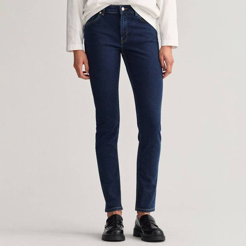 Dark Blue Farla Super Stretch Jeans - Gant - Modalova