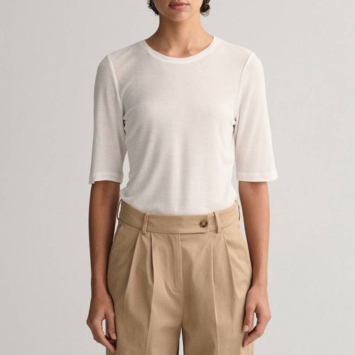 White Lightweight T-Shirt - Gant - Modalova