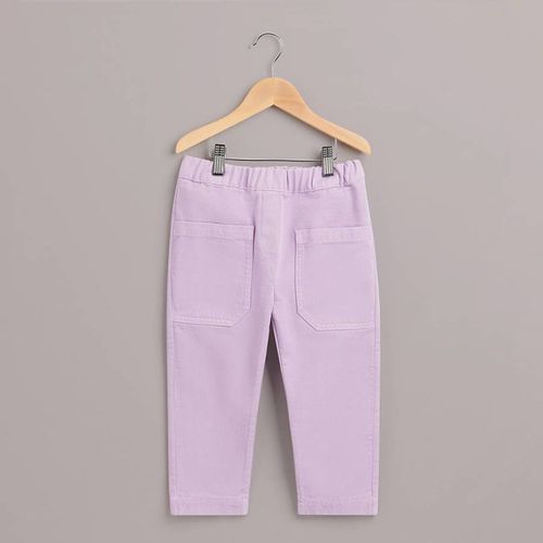 Lilac Flo Cotton Trousers - WHISTLES - Modalova
