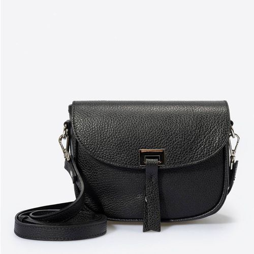 Black Leather Crossbody Bag - Massimo Castelli - Modalova