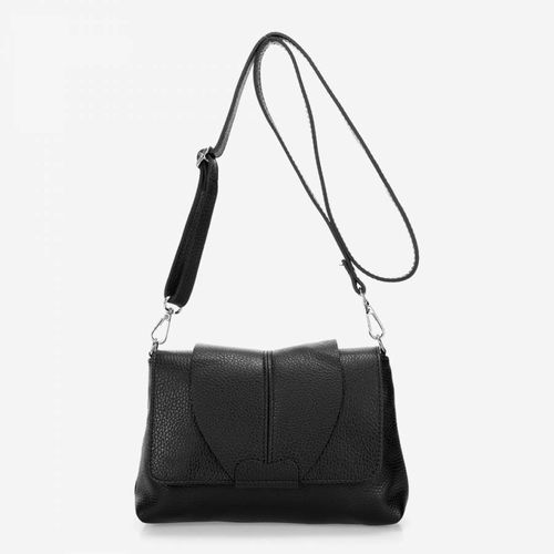 Black Leather Crossbody Bag - Massimo Castelli - Modalova