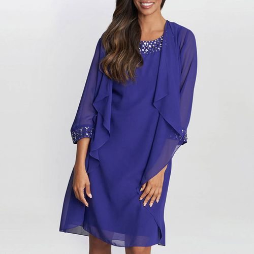 Purple Joseline Jacket & Dress - Gina Bacconi - Modalova