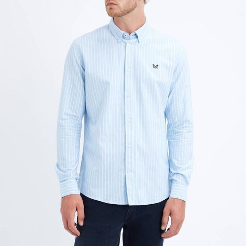 Blue Oxford Stripe Shirt - Crew Clothing - Modalova