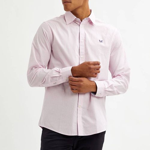 Pink Cotton Striped Shirt - Crew Clothing - Modalova