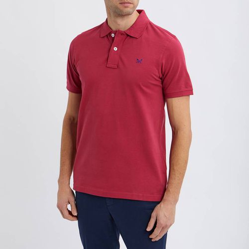 Red Melbury Solid Polo Shirt - Crew Clothing - Modalova