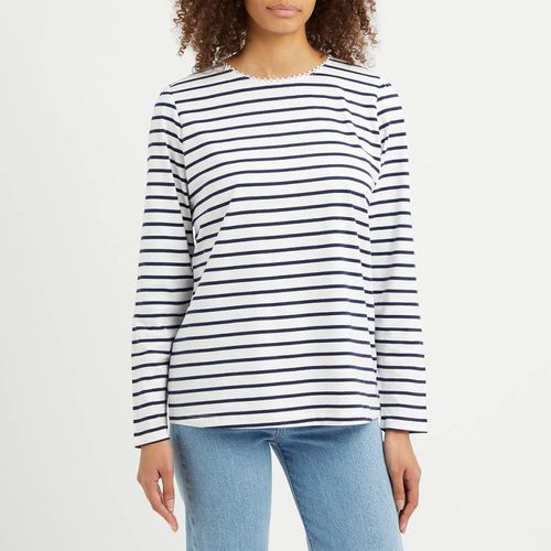 Black/White Stripe T-Shirt - Crew Clothing - Modalova