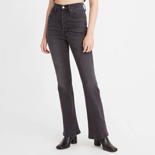 Black Ribcage Boot Cut Stretch Jeans - Levi's - Modalova