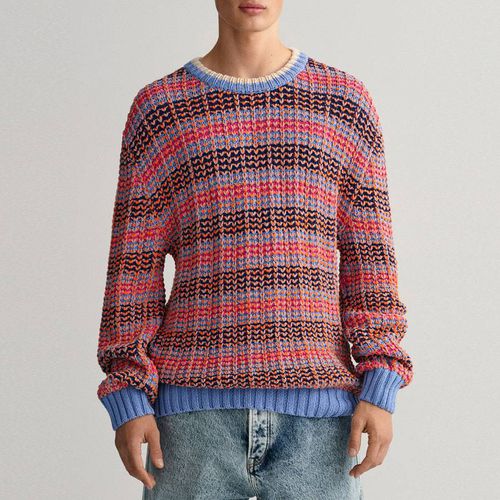 Multi Textured Linen Blend Jumper - Gant - Modalova