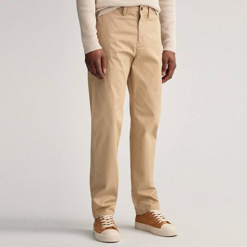 Camel Allister Cotton Blend Chinos - Gant - Modalova