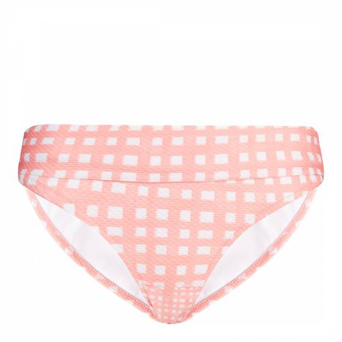 Pink Capri Checked Bikini Bottoms - Heidi Klein - Modalova