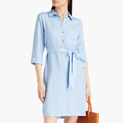 Blue Tencel Shirt Dress - Heidi Klein - Modalova