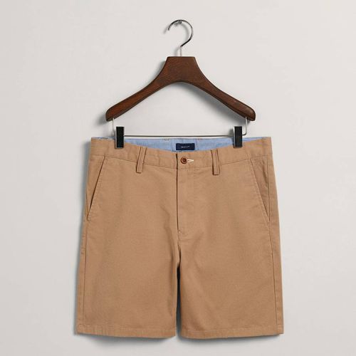 Teen Boys Tan Cotton Blend Chino Shorts - Gant - Modalova