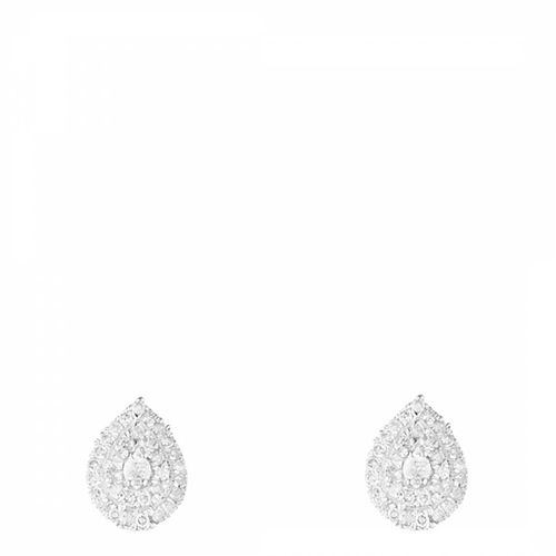 White "Maoi" Diamond Earrings - Artisan Joaillier - Modalova