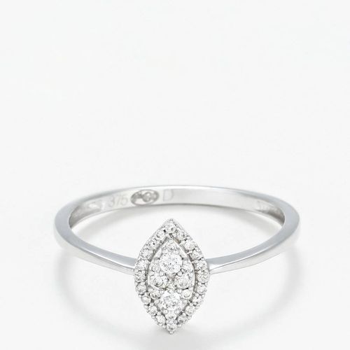 White Gold Diamond "Itzer" Ring - Diamantini - Modalova