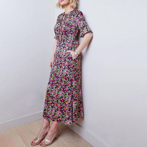 Multi Valentina Long Floral Dress - Wyse - Modalova