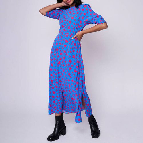 Purple Star V Back Midi Dress - Scamp & Dude - Modalova