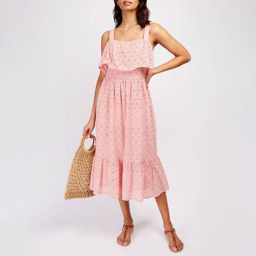 Pink Broderie Overlay Midi Dress - Somerset by Alice Temperley - Modalova