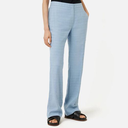 Mason Straight Linen Blend Trousers - Jigsaw - Modalova