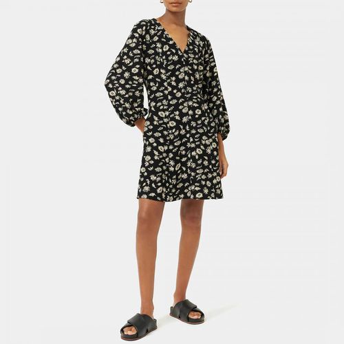 Black Aster Floral Print Mini Dress - Jigsaw - Modalova