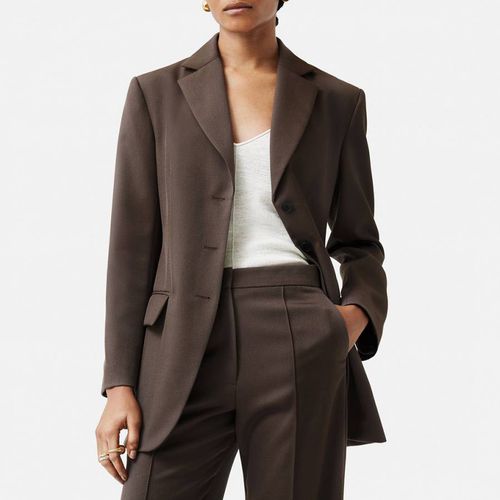 Coffee Locke Wool Blend Blazer - Jigsaw - Modalova