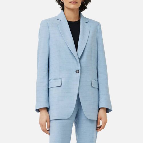 Light Blue Knox Linen Blend Blazer - Jigsaw - Modalova