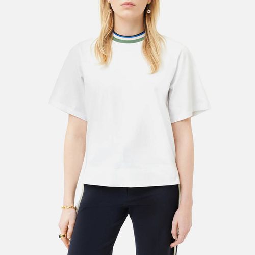 White Collagerie Cotton T-Shirt - Jigsaw - Modalova