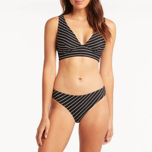 Black Shoreline Regular Bikini Pant - Sea Level - Modalova